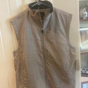 Greg Norman Golf Vest Mens Small Tan